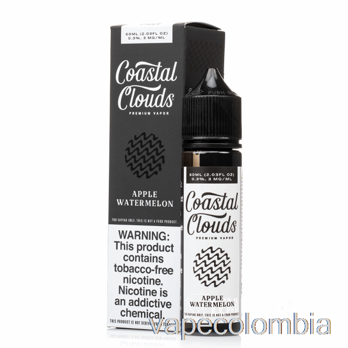 Vape Recargable Manzana Sandia - Costeras Nubes Co. - 60ml 3mg